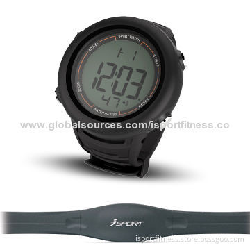 Hot-selling Wristband Heart Rate Monitor Watch with 30m Water-resistant, Daily Alarm Clock